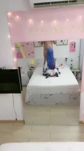 甘雨cos对镜口交